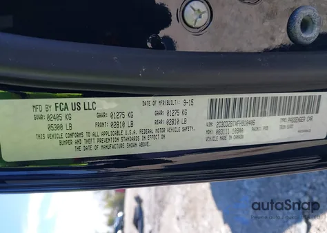 2015 Dodge Challenger R/T Plus Shaker из США, поврежденный, VIN 2C3CDZBTXFH910406